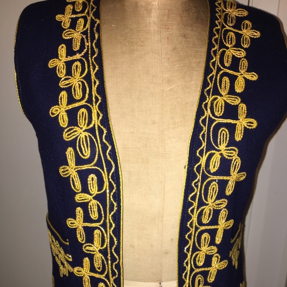Vintage 1970’s Turkish Hand Embroidered Soutache Vest - Picture 7 of 15